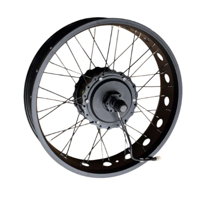 SUPER73 Rear Wheel/Motor Assembly -Satin Black, no liner