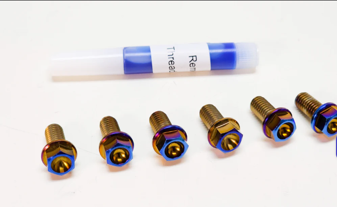 Warp 9 Titanium Rotor Bolts for Surron - Anodized Burnt Blue