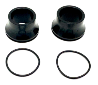 Titanium Front Wheel Spacers (Set of 2) for Surron/Talaria/Segway/E-Ride Pro - Black