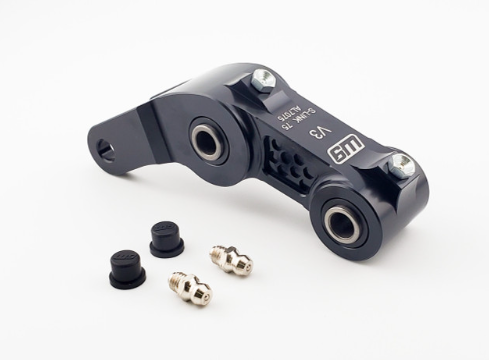 Warp 9 Rear Suspension Linkage Riser for Surron - Black 0.75"