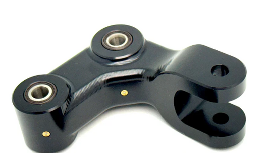 Custom Titanium Rear Suspension Rocker Arm for Surron/E-Ride Pro 2.0/3.0/SS/S - Black