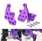 Custom Aluminum Footpeg Bracket for Surron/E-Ride Pro - Purple BIKEFACTORY Hawaii