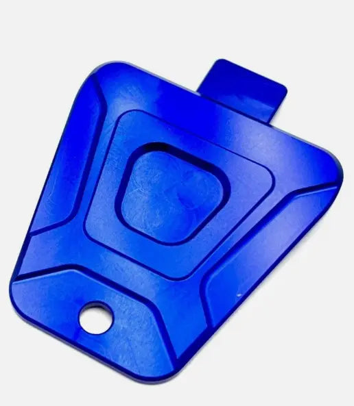 Custom Aluminum Horn Delete Cover for E-Ride Pro/Surron - Blue BIKEFACTORY Hawaii