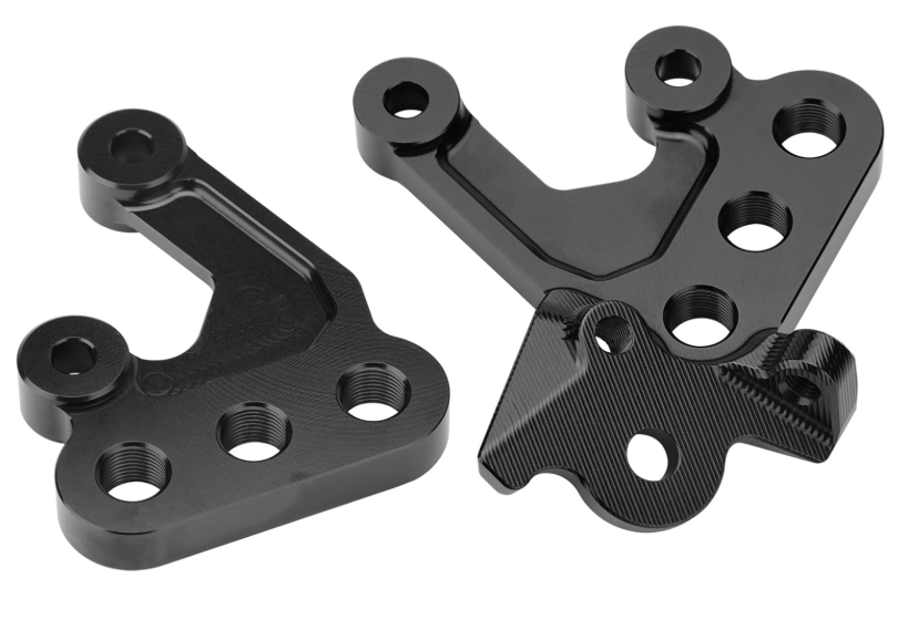 Custom Aluminum Footpeg Bracket for Surron/E-Ride Pro - Black