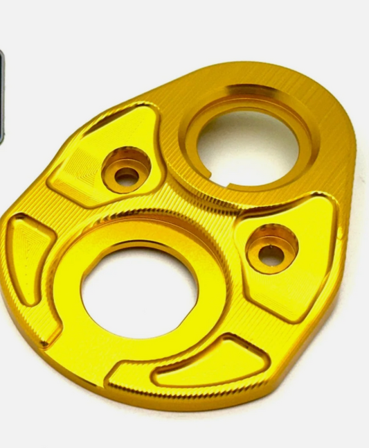 Aluminum Key Cover/USB Plate for Surron/E-Ride Pro - Gold