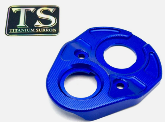 Aluminum Key Cover/USB Plate for Surron/E-Ride Pro - Blue