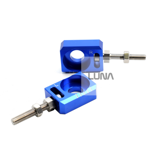 Luna CNC Anodized Chain Tensioner Block for Surron Blue