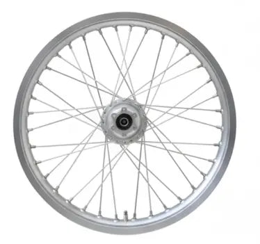 E Ride Pro 18" Rear Wheel Assembly w/ Fatty Tire 100/90-18 SHE7020 (Silver) E RIDE PRO