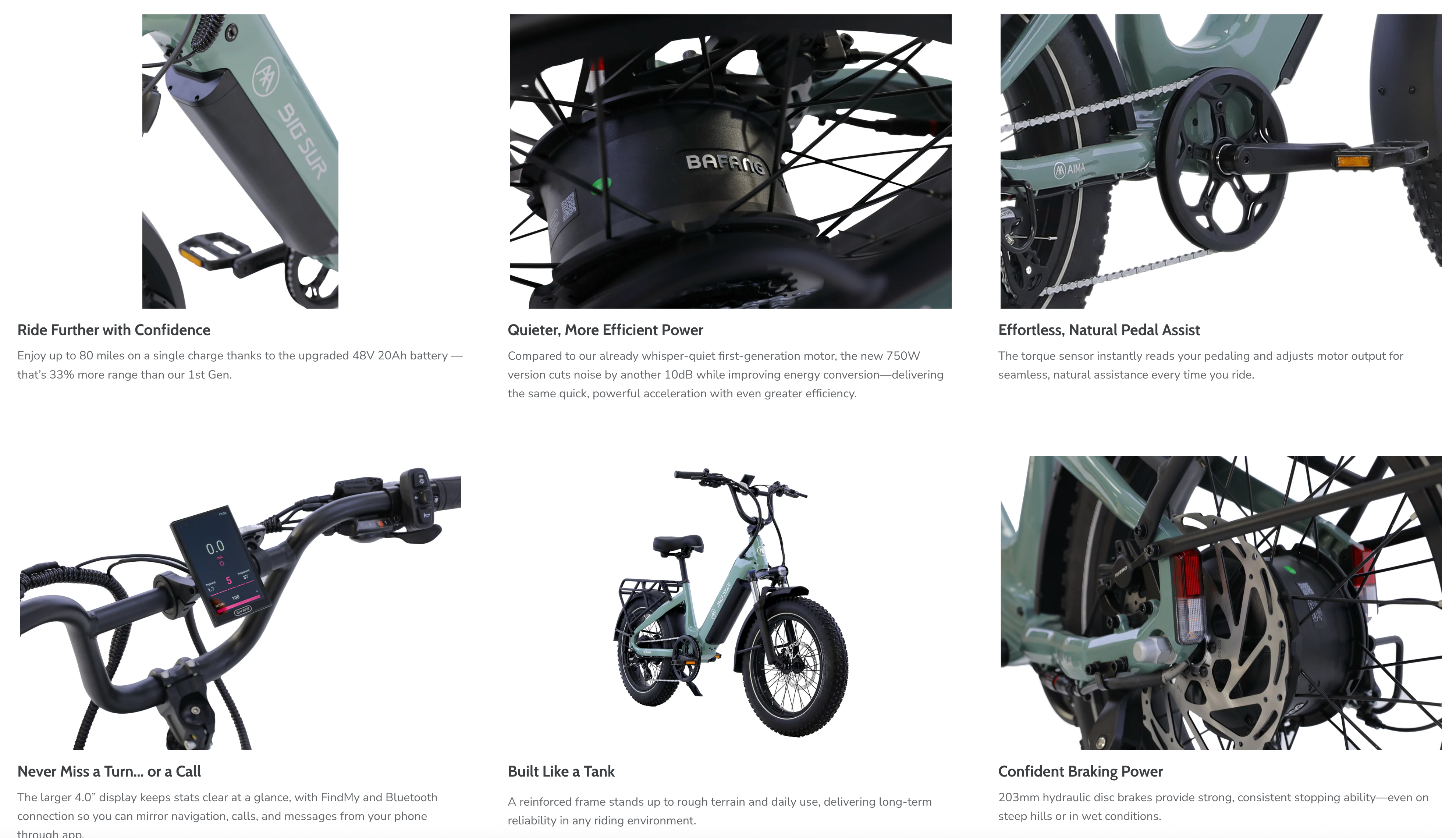 Aima Big Sur Sport 2.0 20" Ebike AIMA