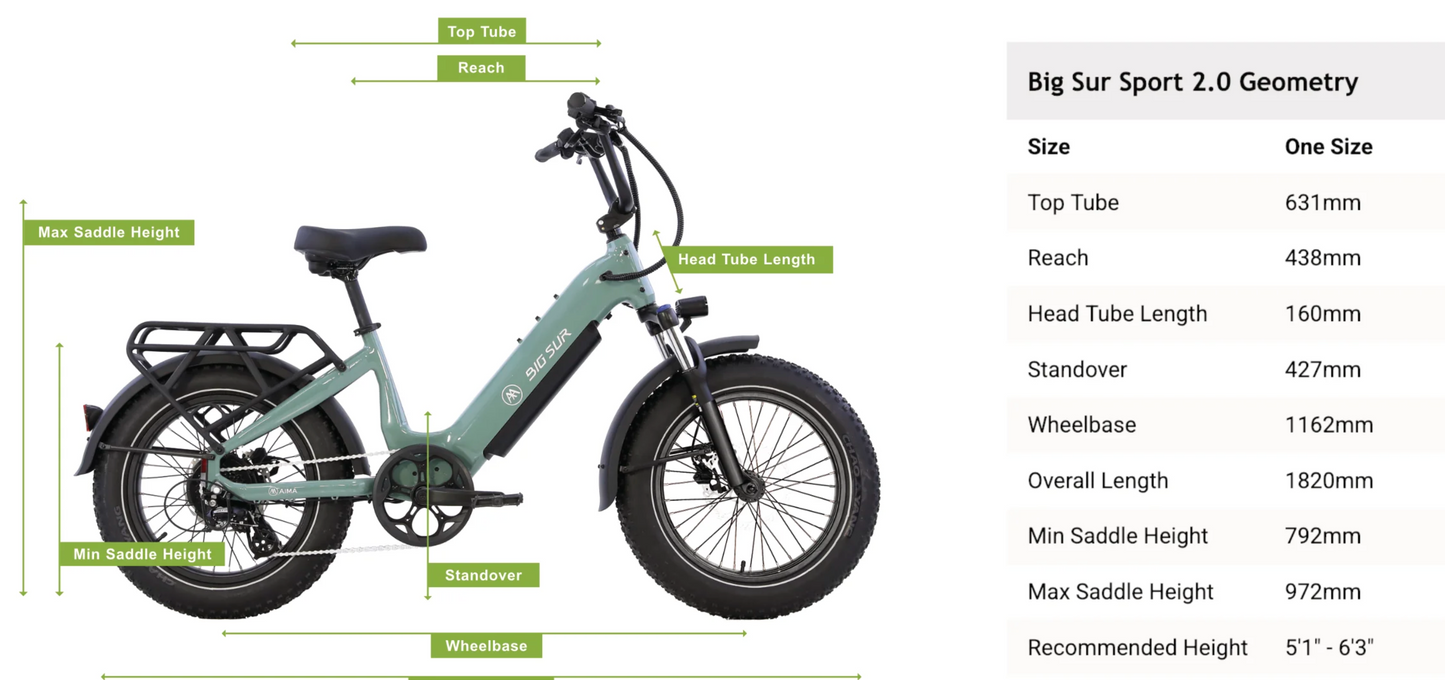 Aima Big Sur Sport 2.0 20" Ebike AIMA