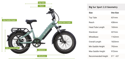 Aima Big Sur Sport 2.0 20" Ebike AIMA