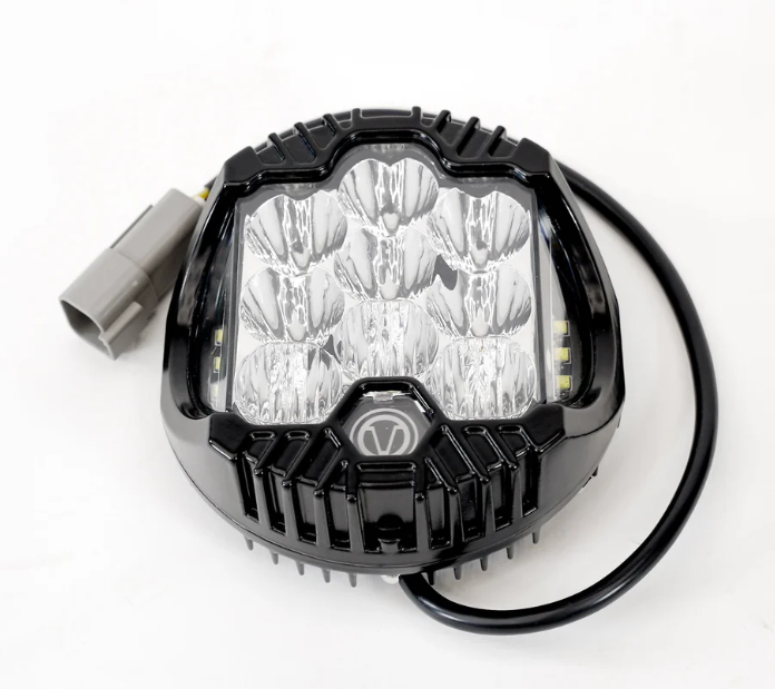 Warp 9 E-Moto "Big Light" Kit - Blue Warp 9 Racing