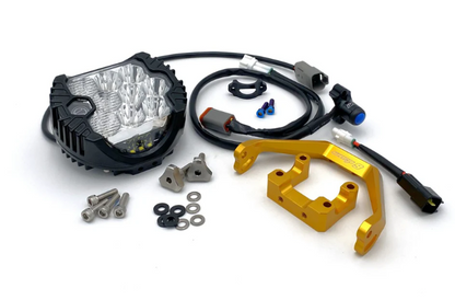 Warp 9 E-Moto "Big Light" Kit - Gold Warp 9 Racing