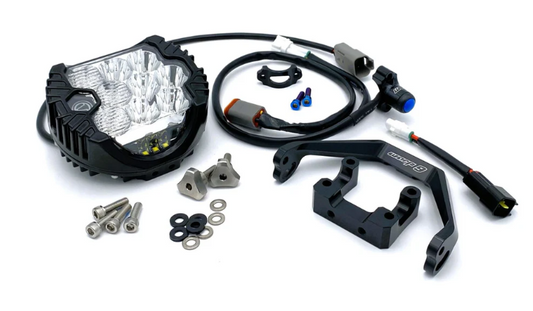 Warp 9 E-Moto "Big Light" Kit - Black Warp 9 Racing