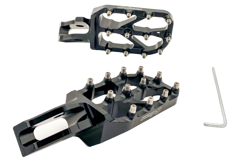 Warp 9 Black Ultra Bee Foot Pegs Warp 9 Racing