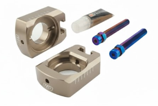 Warp 9 Magnesium Ultra Bee Axle Block w/Titanium Bolts Warp 9 Racing