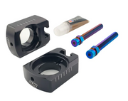 Warp 9 Black Ultra Bee Axle Block w/Titanium Bolts