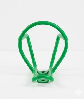Bontrager Hollow 6mm Green Water Bottle Cage