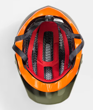 Bontrager Rally WaveCel Helmet Small Olive Grey/Roarange CPSC