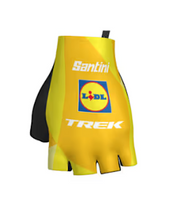 Santini Lidl-Trek Team Glove - Dark Blue/Yellow (M)