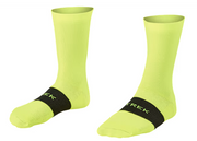 Trek Race Reflective Crew Cycling Sock - Radioactive Yellow (M)