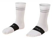 Trek Race Reflective Crew Cycling Sock - White (S)