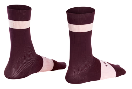 Trek Race Crew Cycling Sock - Mulberry (S)
