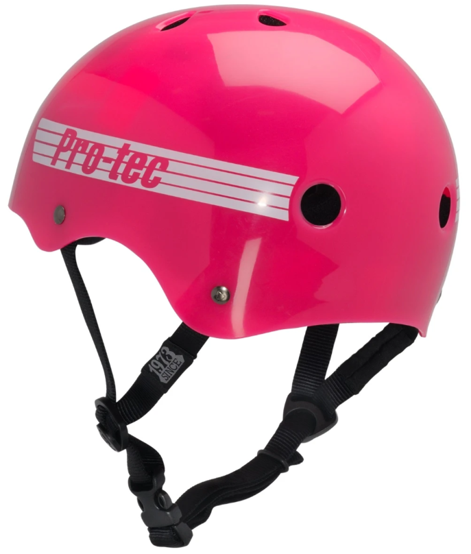 Pro-Tec Classic Skate Helmet (XL) - Pink Retro