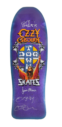 Dogtown Ozzy Osbourne Gun Metal Flake Deck 10.125"