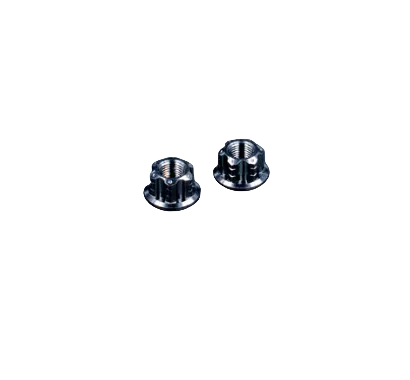 Flow Carbon Front Titanium Axle Nuts Black S1,S2,Z1,ZX