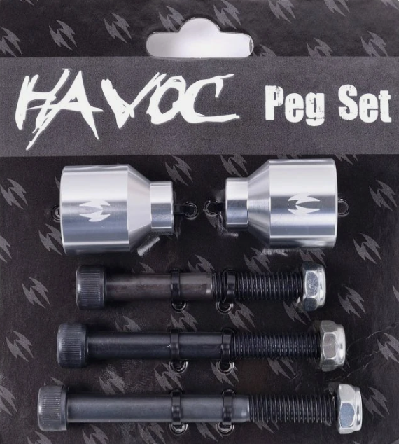 Havoc Scooter Peg Set Chrome