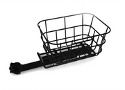 JackRabbit Quick-release Rack-Basket Combo Black (Max 22lbs) JACKRABBIT