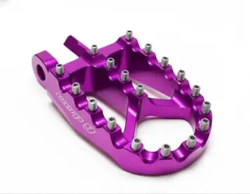 Warp 9 Foot Pegs for Surron - Purple Warp 9 Racing