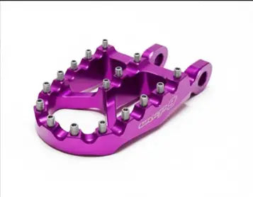 Warp 9 Foot Pegs for Surron - Purple Warp 9 Racing