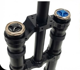Warp 9 FastAce Black Suspension Fork Bundle Warp 9 Racing