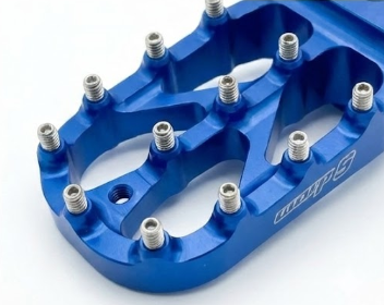 Warp 9 Blue Ultra Bee Foot Pegs Warp 9 Racing