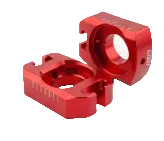 Warp 9 Red Ultra Bee Axle Block w/Titanium Bolts Warp 9 Racing