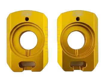 Warp 9 Gold Ultra Bee Axle Block w/Titanium Bolts