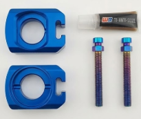 Warp 9 Blue Ultra Bee Axle Block w/Titanium Bolts