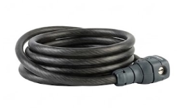Bontrager Comp Keyed Cable Lock 10mm x 180cm (70.9") Black