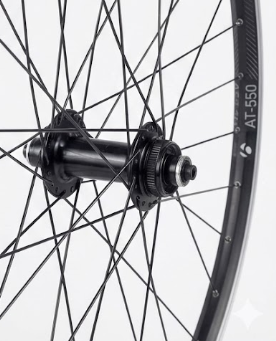 Bontrager 27.5" AT-550 36h 6-bolt Disc MTB Front Wheel Black