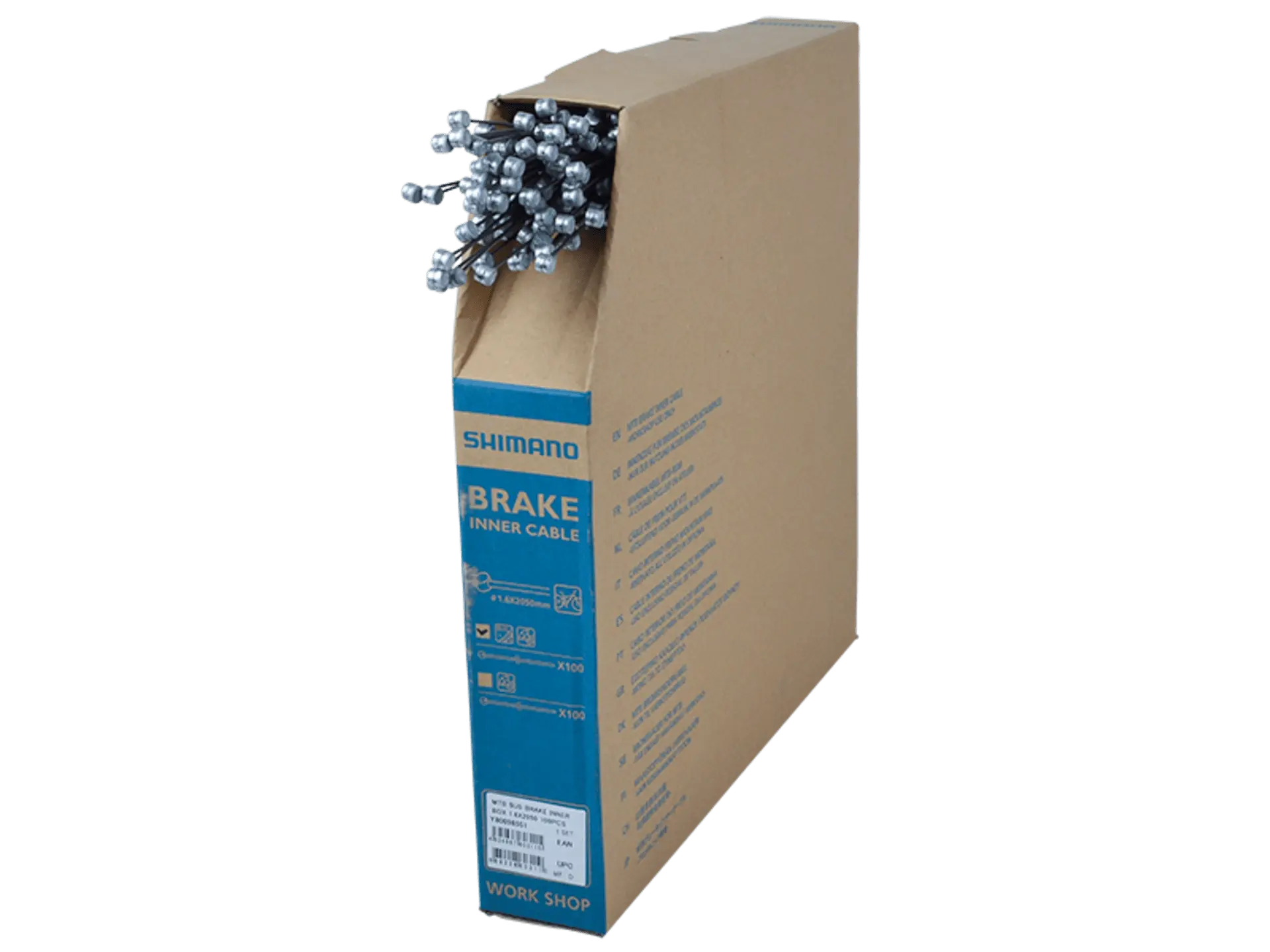 Shimano Stainless Mountain Brake Cable 1.6 x 2050mm BIKEFACTORY Hawaii