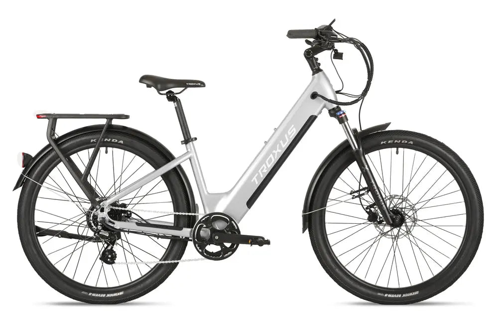 Troxus Trax LT - Silver E-Bike Troxus