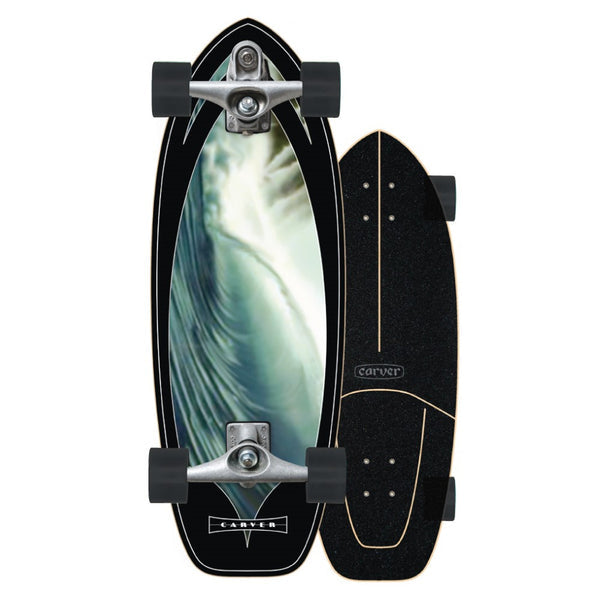 Carver C7 Raw 28" Super Snapper Surfskate Complete