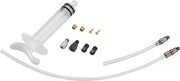 Tektro Basic Bleed Kit - Includes Syringe, Plastic Tubing, Hose Retainer, Compression Ferrules, Brass Inserts, and Inlet/Outl BIKEFACTORY Hawaii