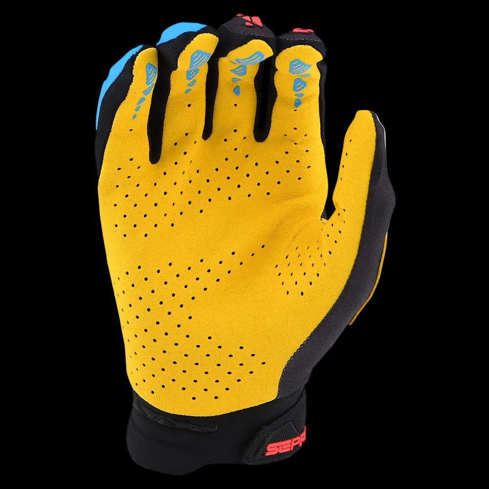 Troy Lee Designs SE Pro Glove LG Solid Black/Yellow