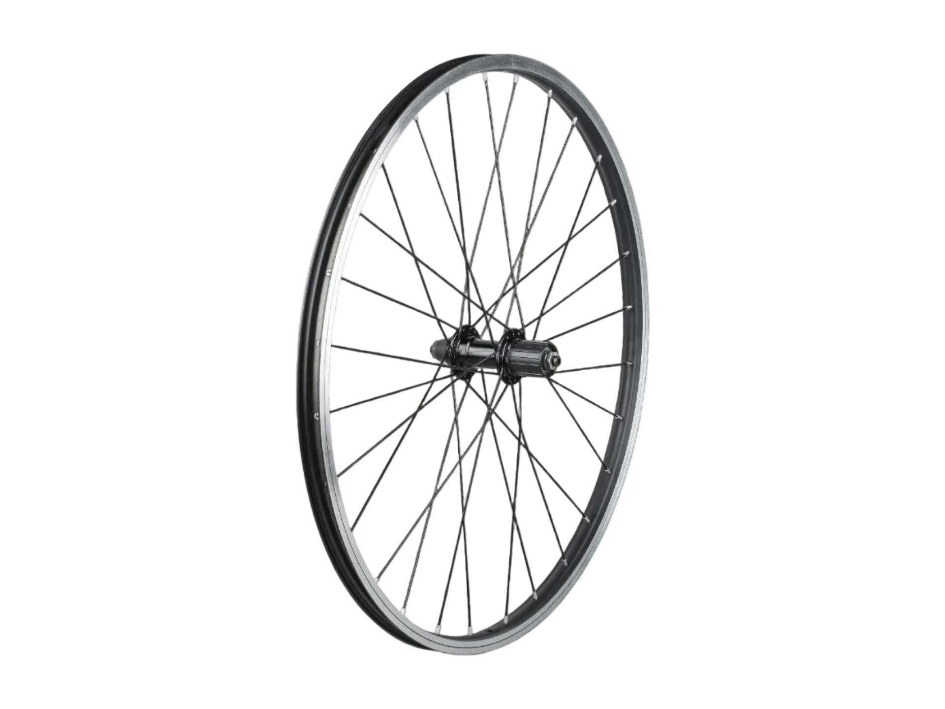 Trek 26˝ Shimano HG 8/10-speed Cassette Rear Wheel - Black/Silver BIKEFACTORY Hawaii