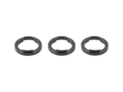 Trek Knock Block Headset Spacers 5mm x 1 1/8" 3 Pack - Black Trek Bicycle Corporation