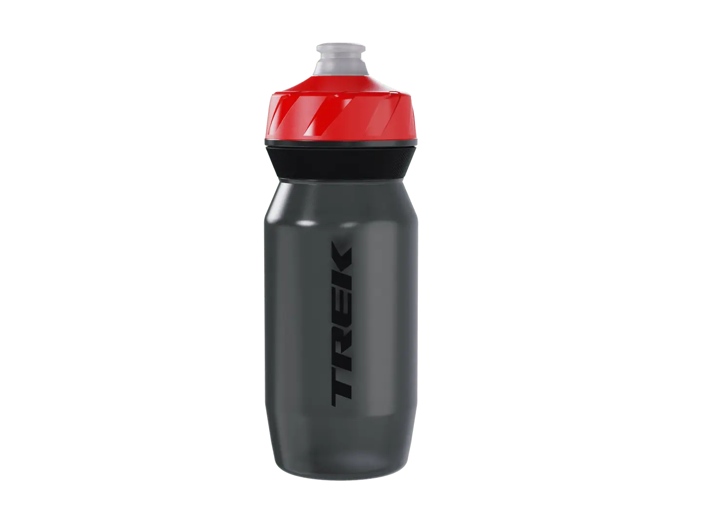 Trek Voda Flow  Water Bottle 21oz - Grey/ Red Trek Bicycle Corporation
