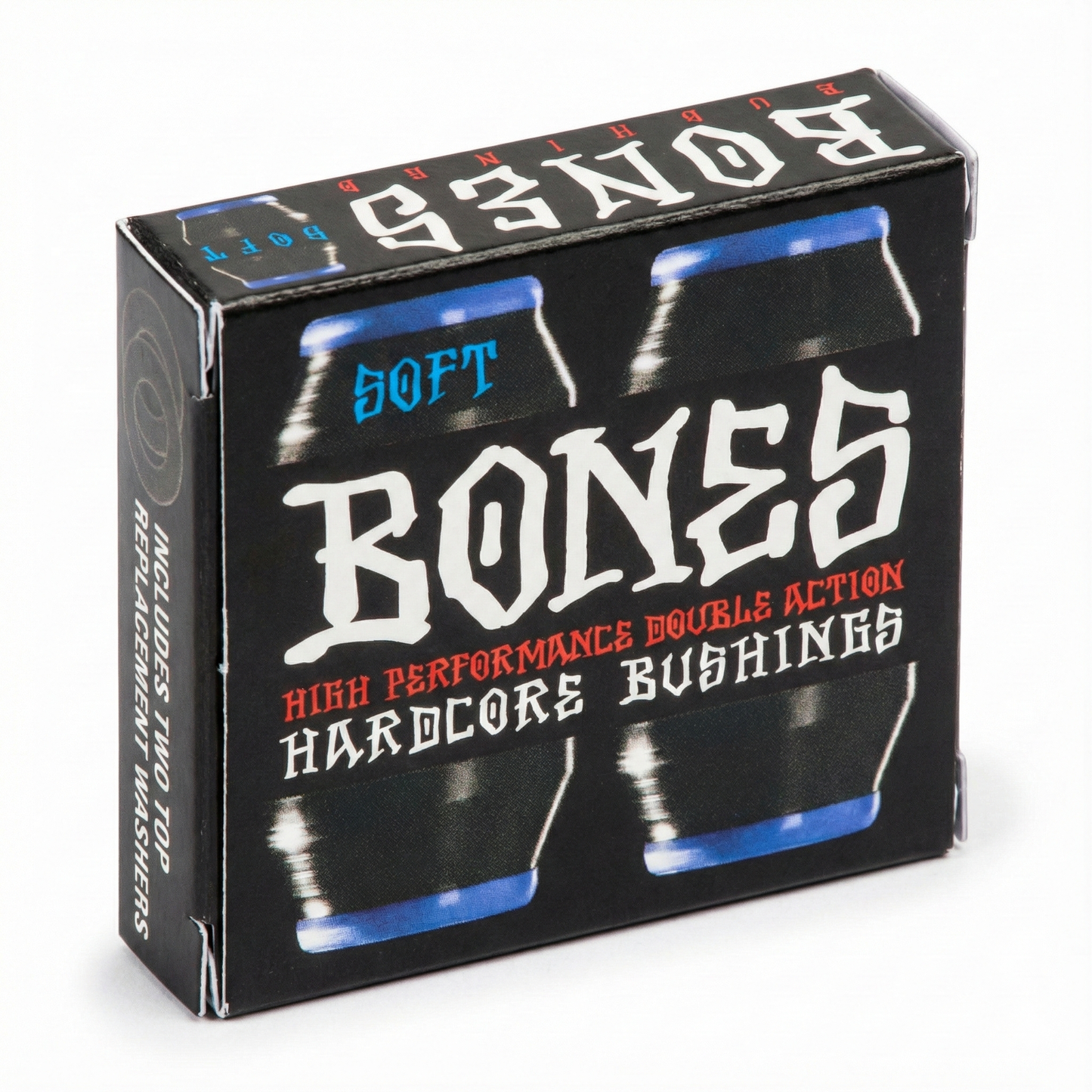 Bones Soft Bushings - Blue/Black Bones
